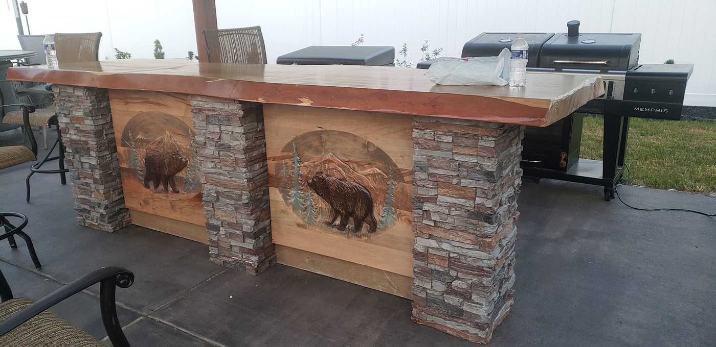 Custom bar or office by Ogi Designs