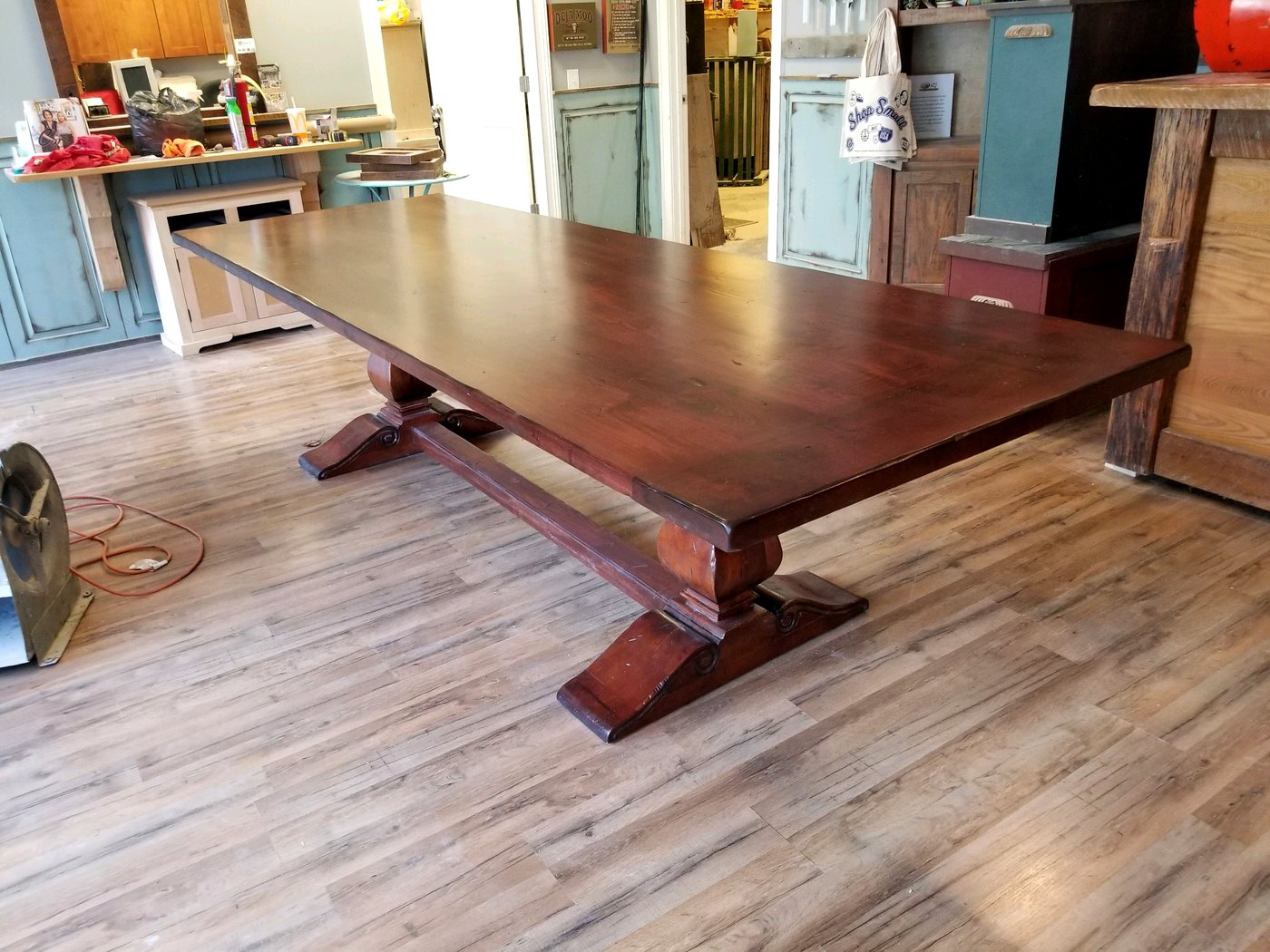 Custom dining table