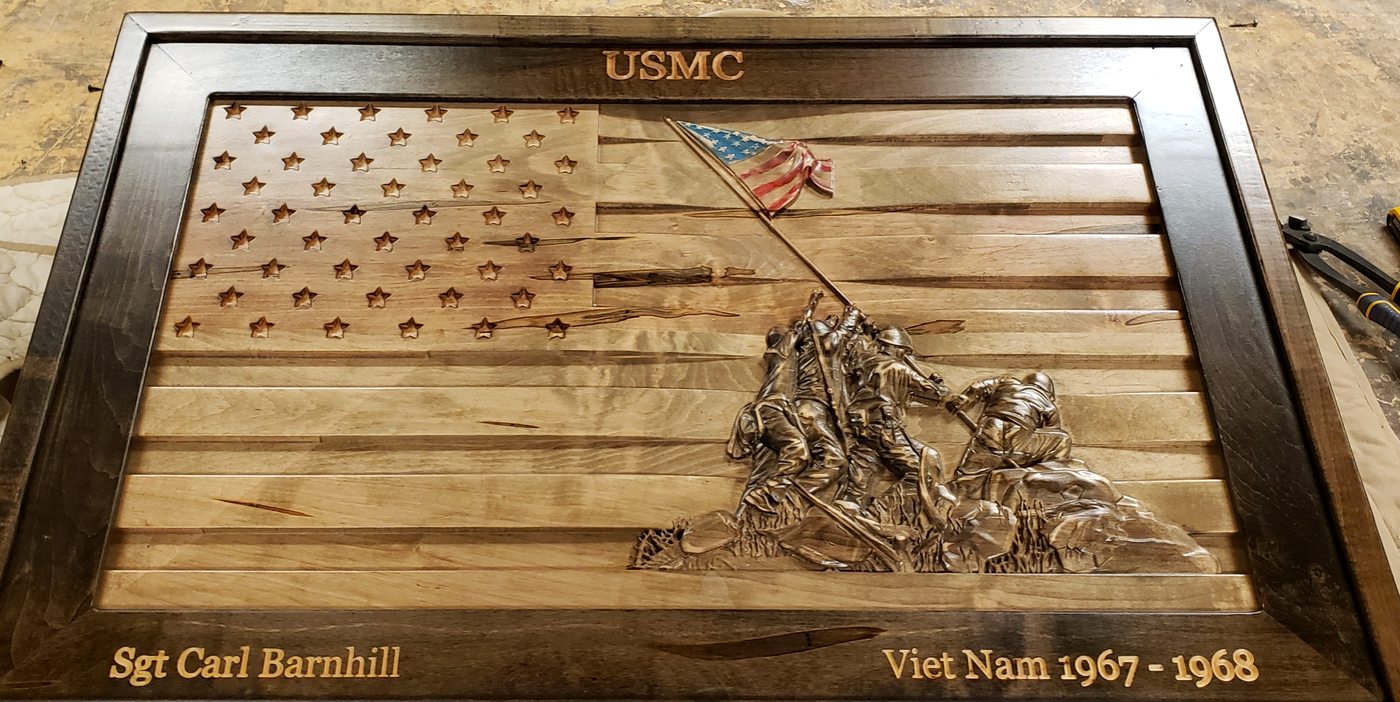 Custom memorial piece by Ogi Designs