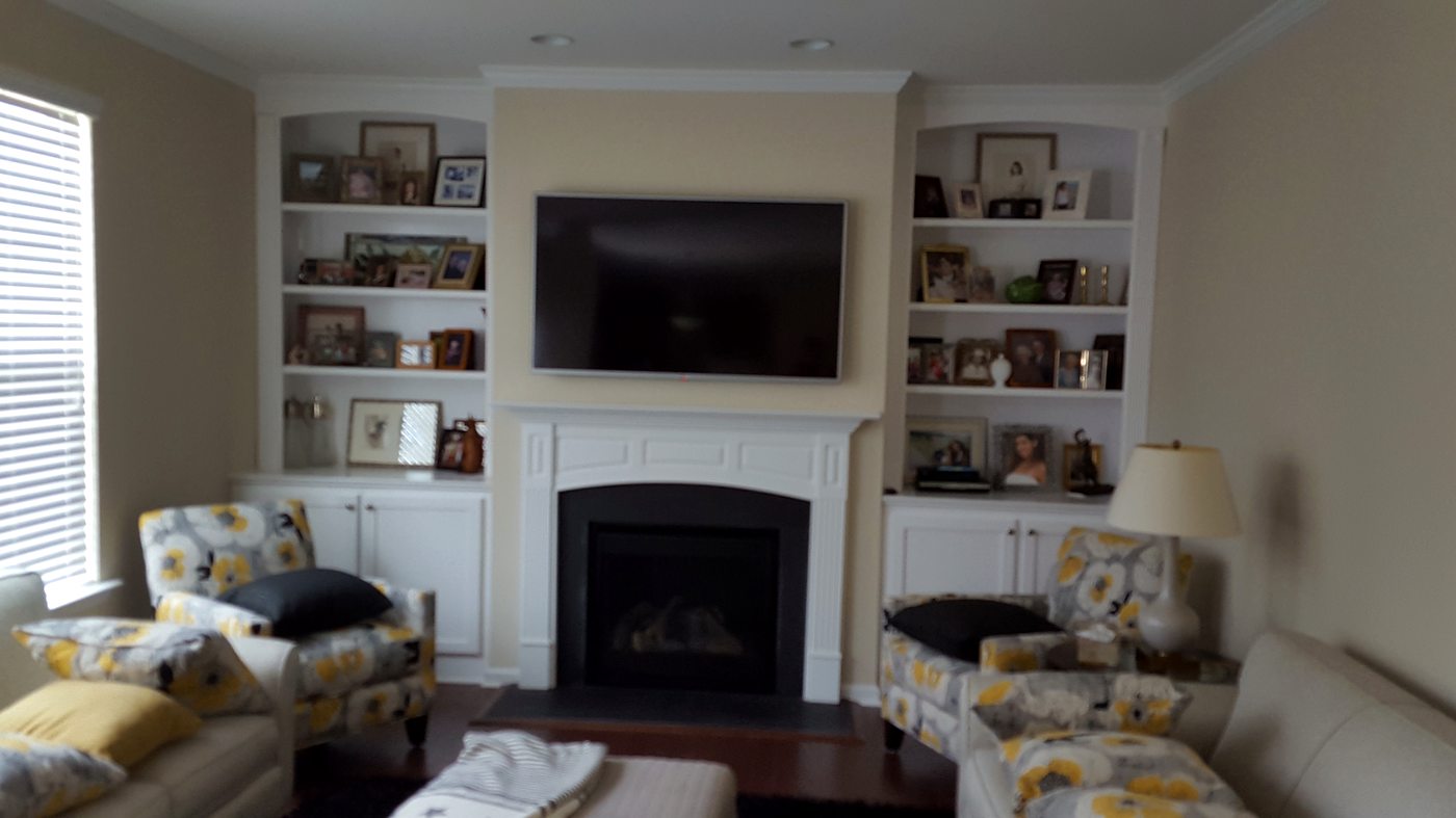 Custom wall unit by Ogi Designs