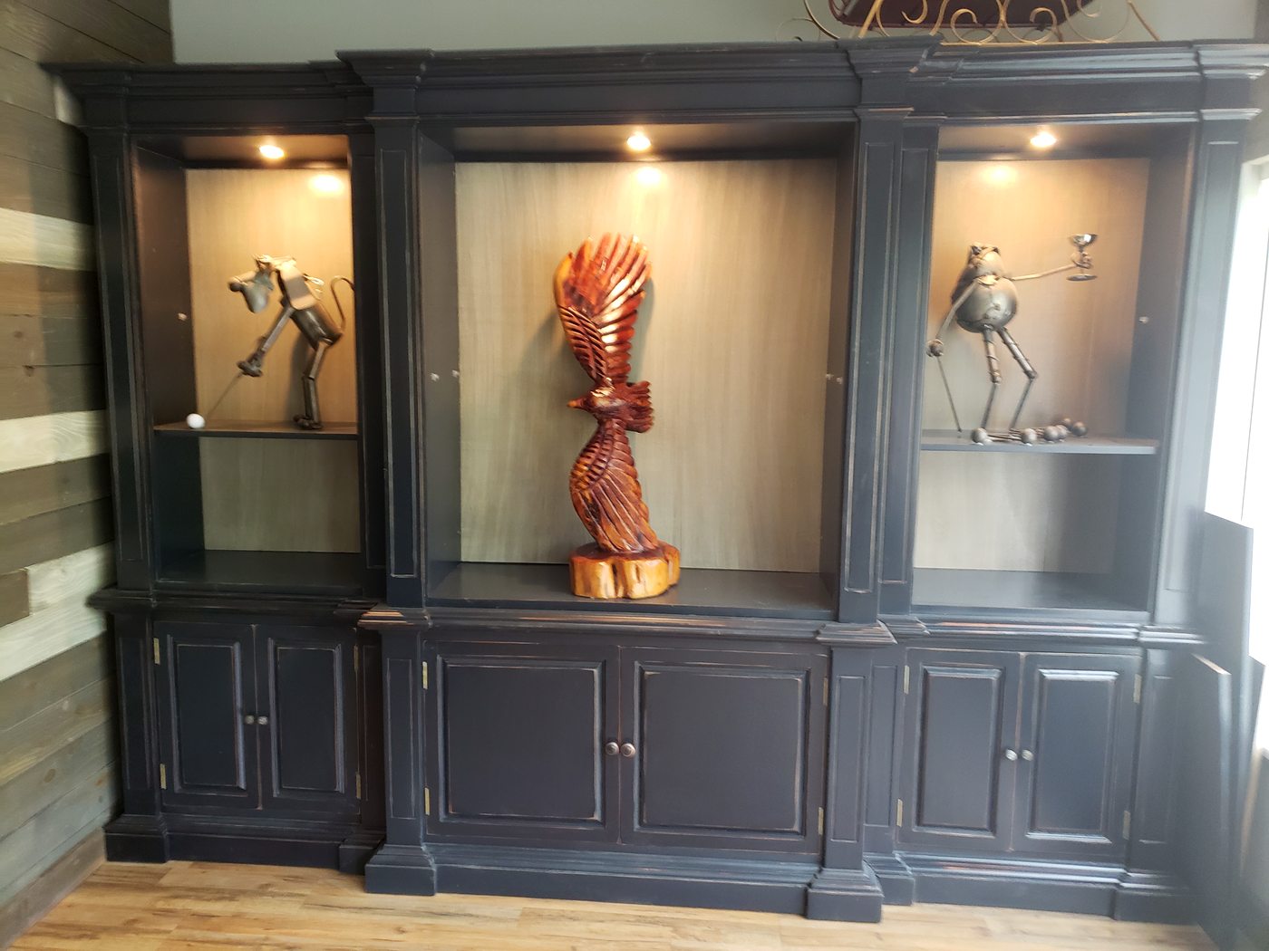 Custom wall unit by Ogi Designs
